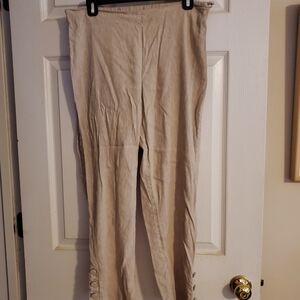 J. Jill Linen Ankle Pants